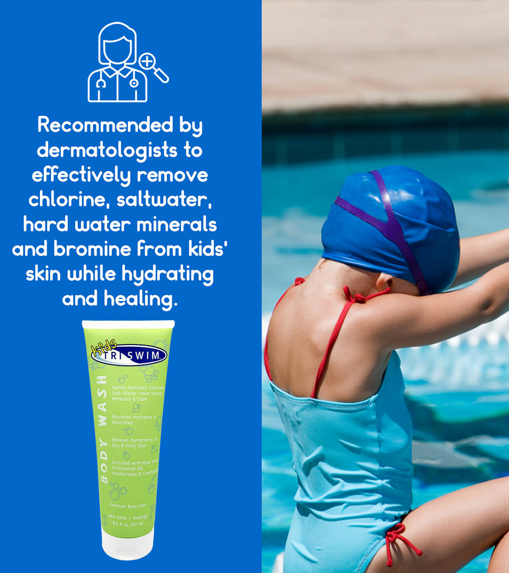 TRISWIM Kids Chlorine Removal Body Wash 8.5 oz