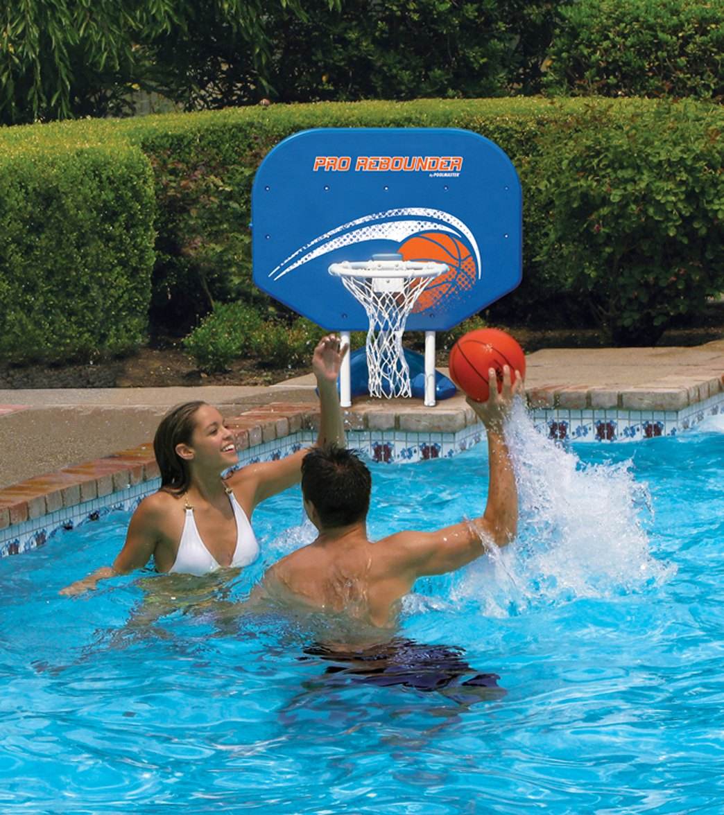 Poolmaster Combo Poolside Basketball/Volleyball Game