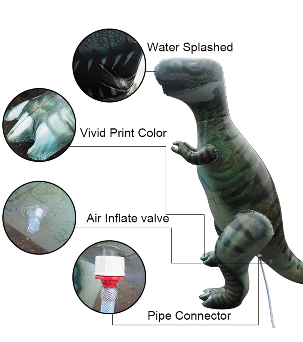 ClubSwim Giant T-Rex Dinosaur Yard Sprinkler