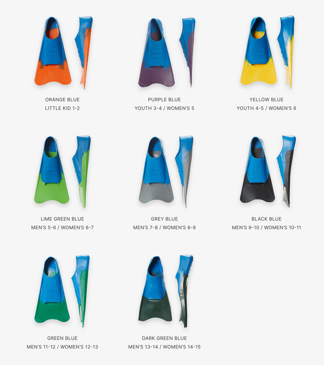 Sporti Essential Training Swim Fins (Color)