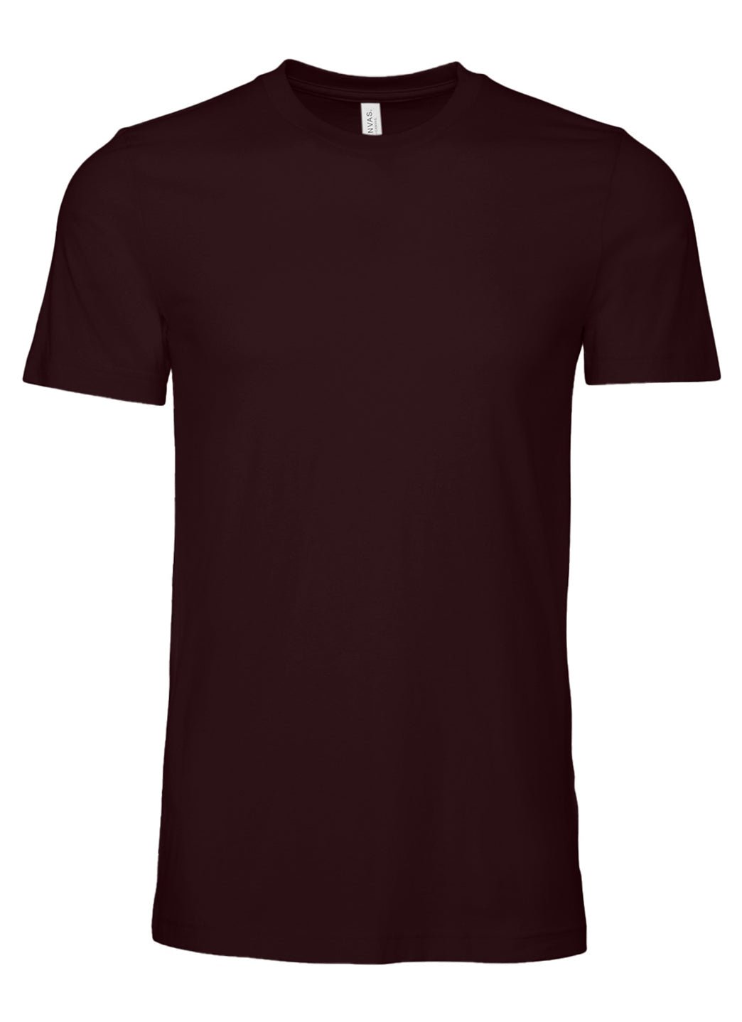 Bella + Canvas Unisex Jersey T-Shirt Oxblood Black