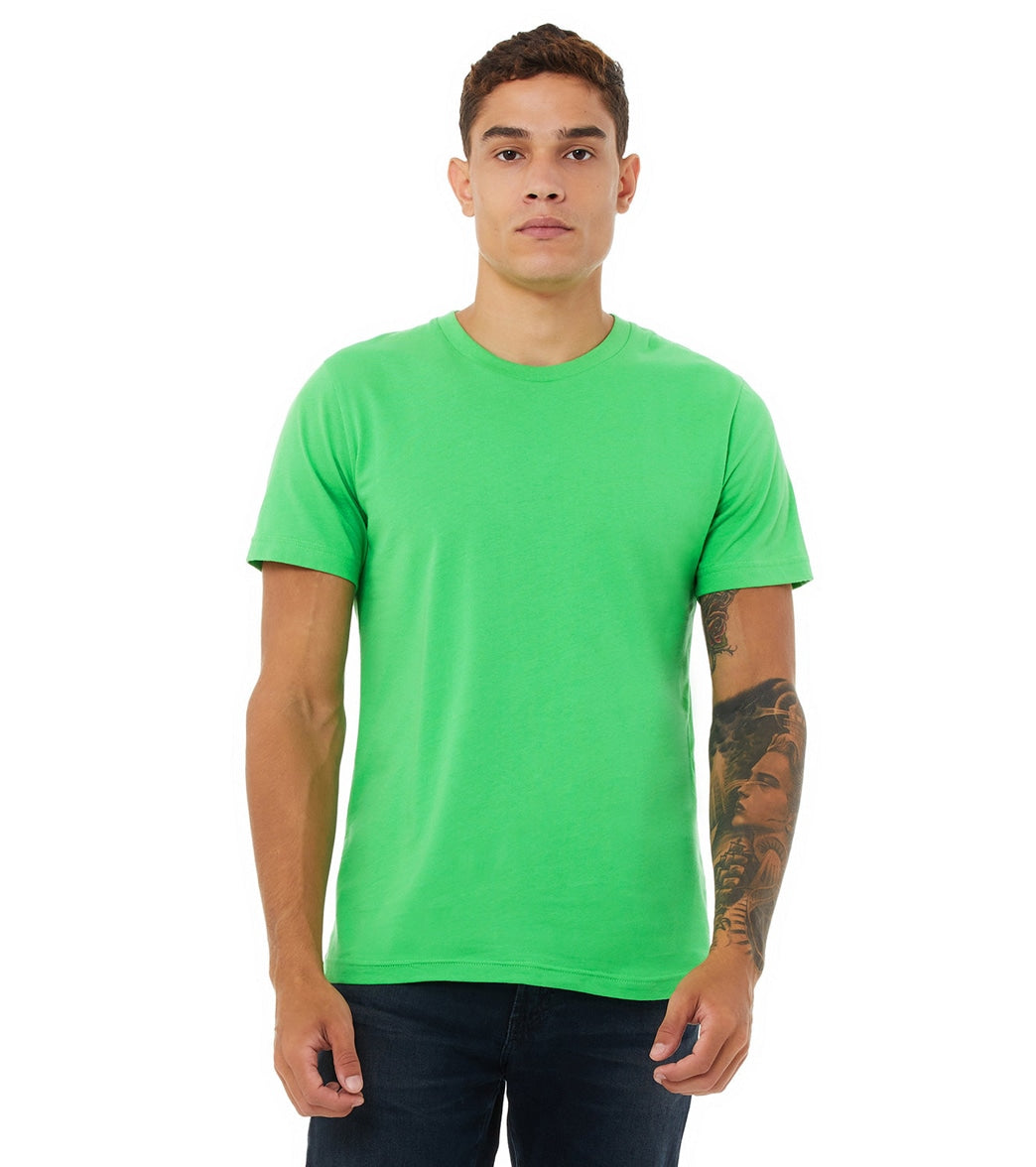 Bella + Canvas Unisex Jersey T-Shirt Synthetic Green