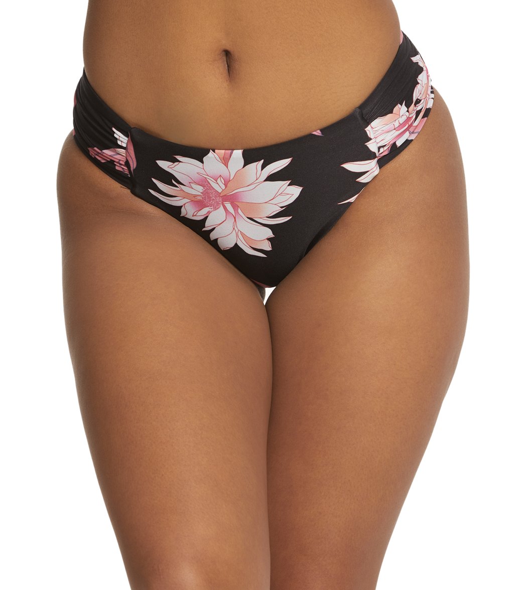 Seafolly Desert Flower Ruched Side Retro Bikini Bottom