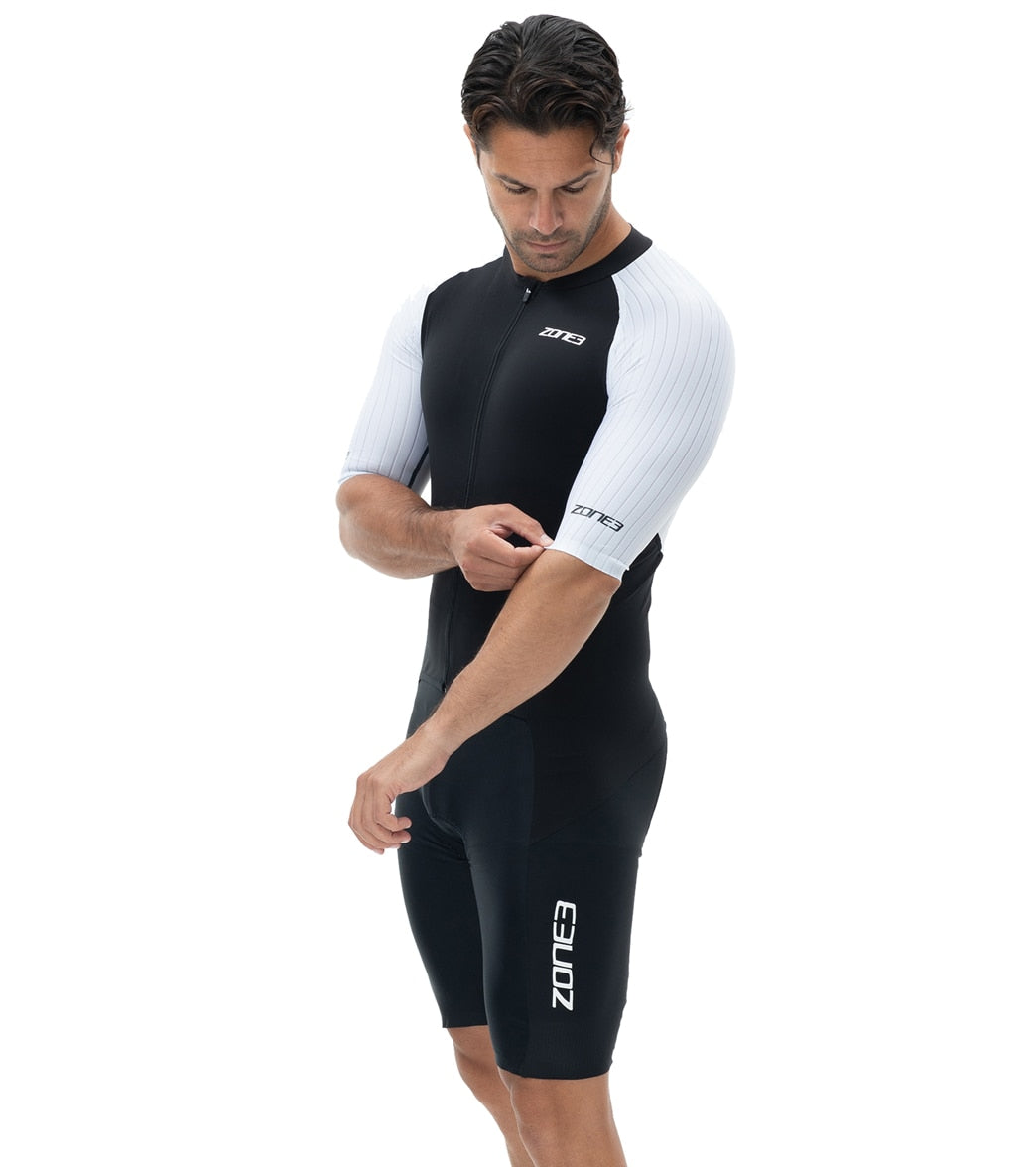 Zone 3 Men's Lava Long Distance Full Zip Tri Suit