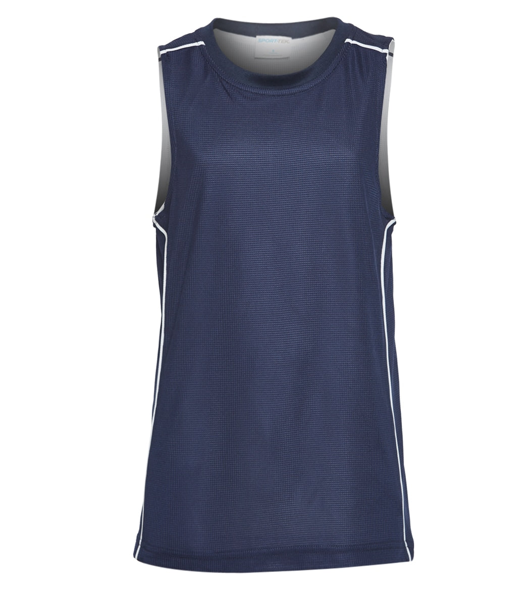 SwimOutlet Boys' PosiCharge® Mesh Reversible Sleeveless Tee