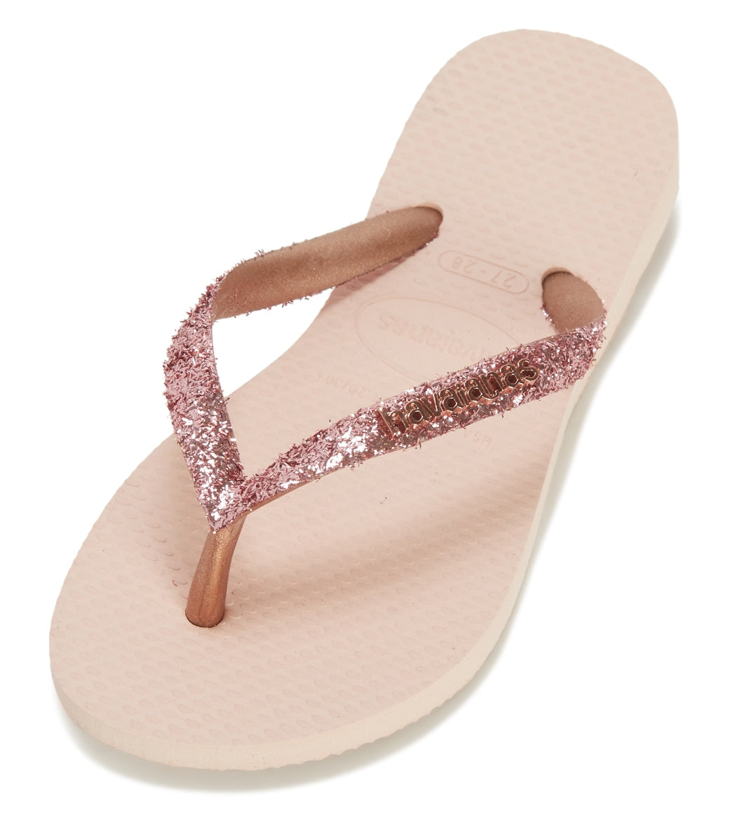 Havaianas Girls' Slim Glitter Ii Flip Flop