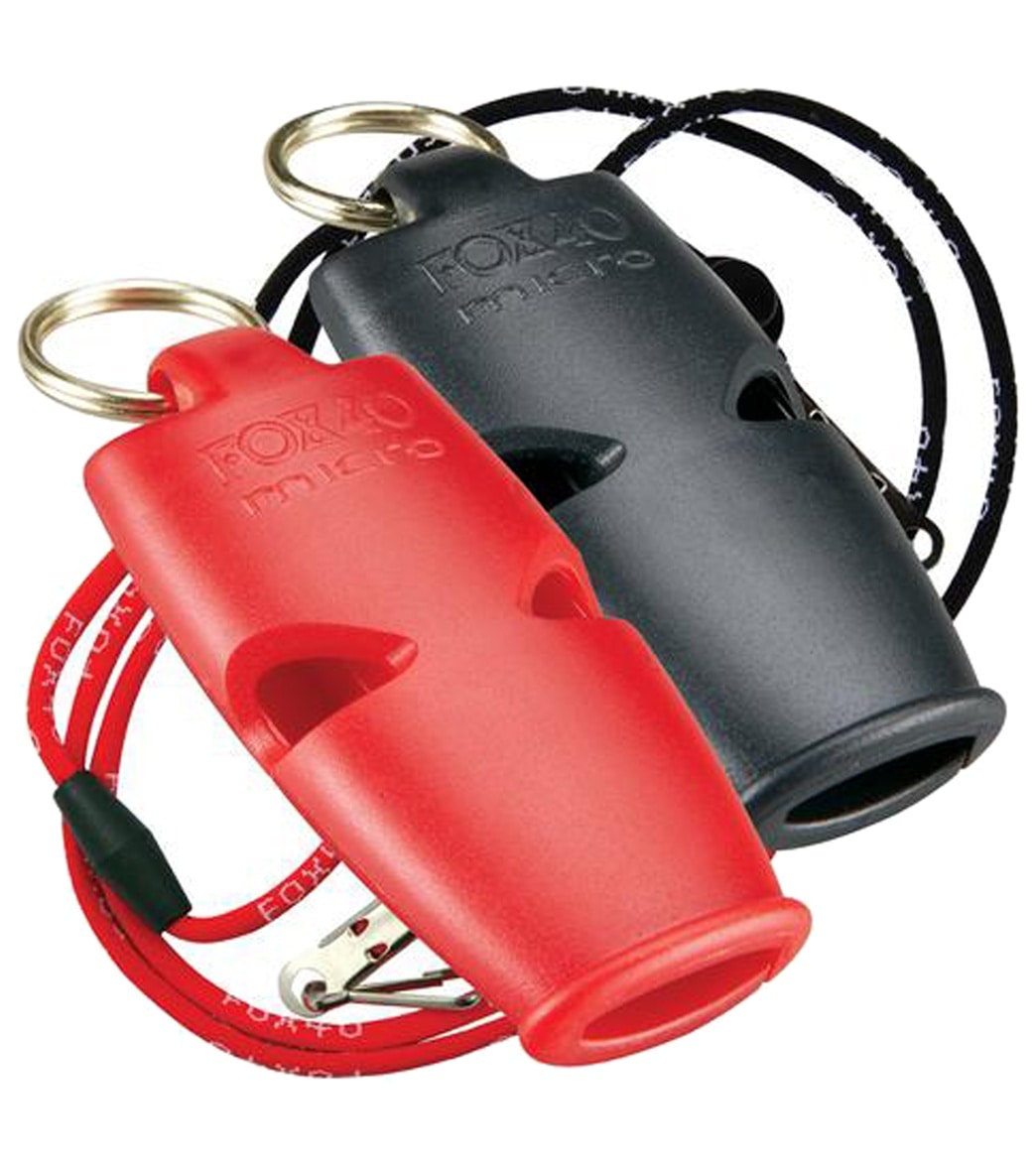 Fox 40 Micro Lifegurd Whistles w/ Lanyards (2 Pack)