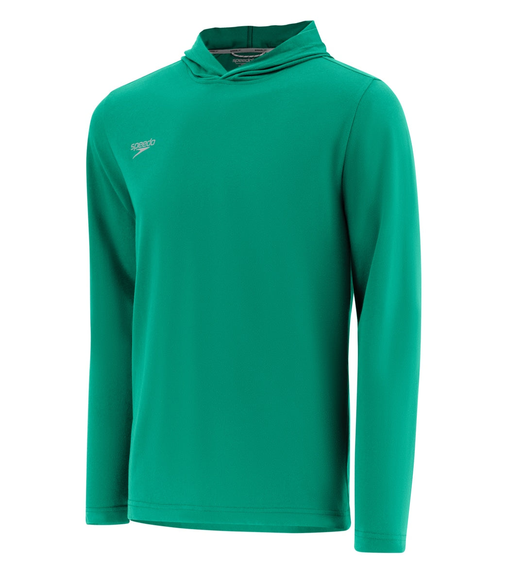Speedo Unisex Long Sleeve Solid Hooded Shirt