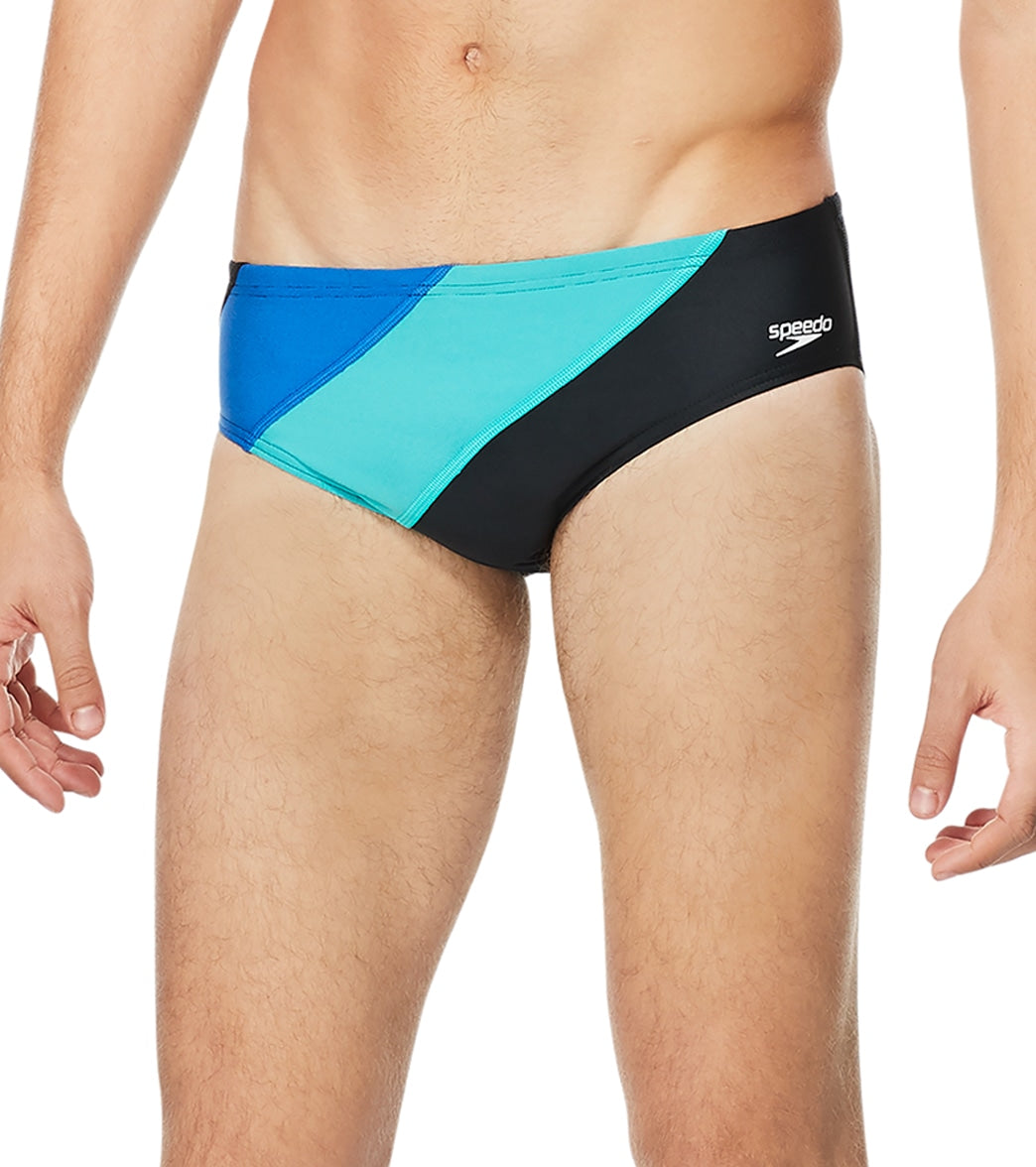 Speedo Vibe Men's Color Blocked One Brief Swimsuit