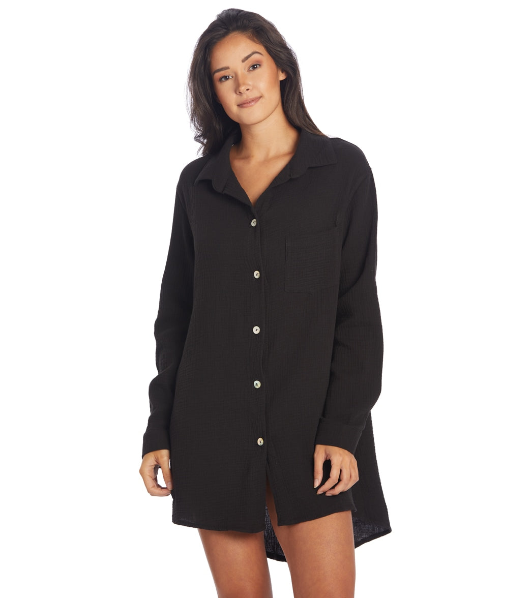 J.Valdi Women's Cozumel Big Shirt Cover Up