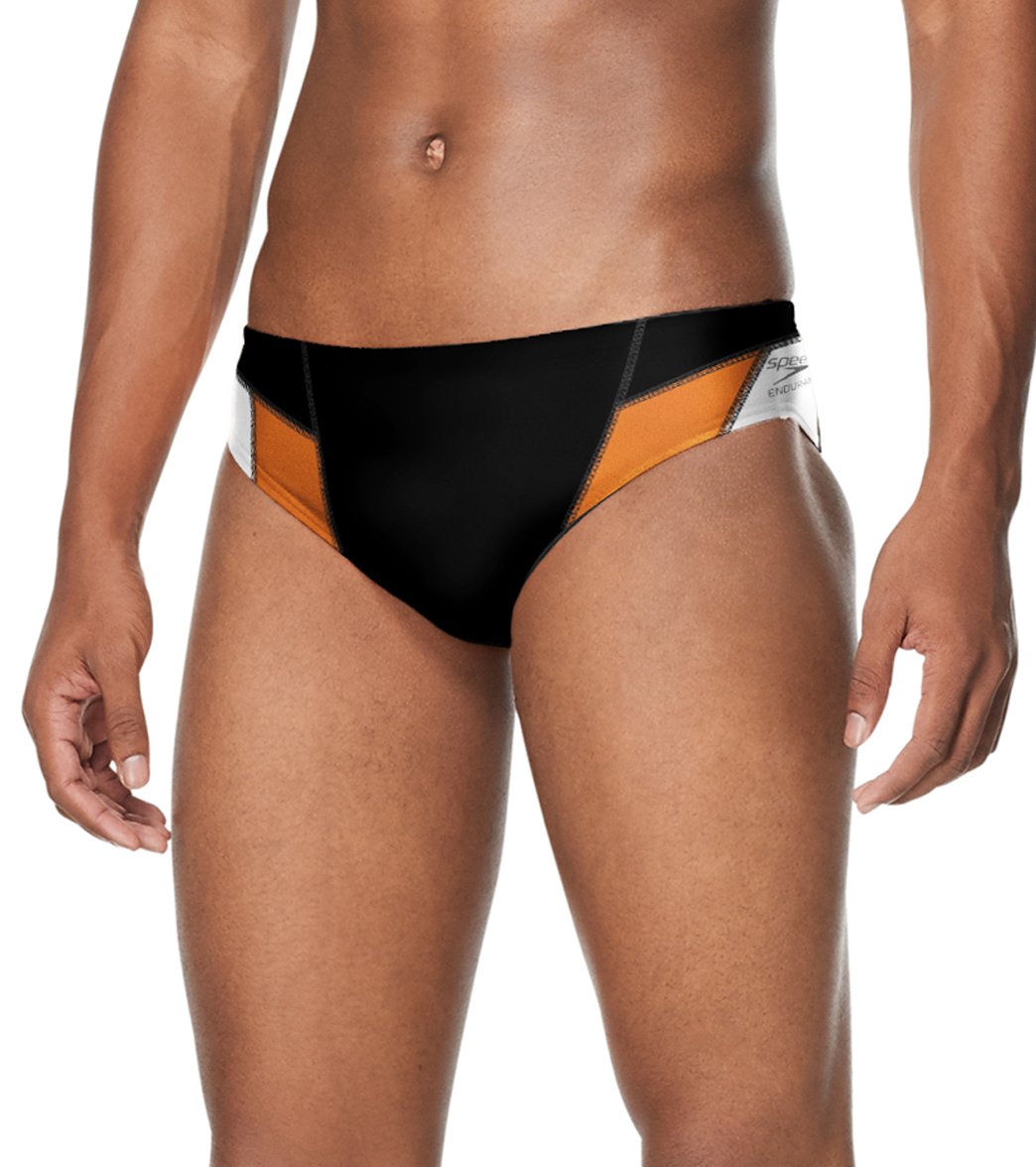 Speedo Men's Edge Splice Brief Swimsuit