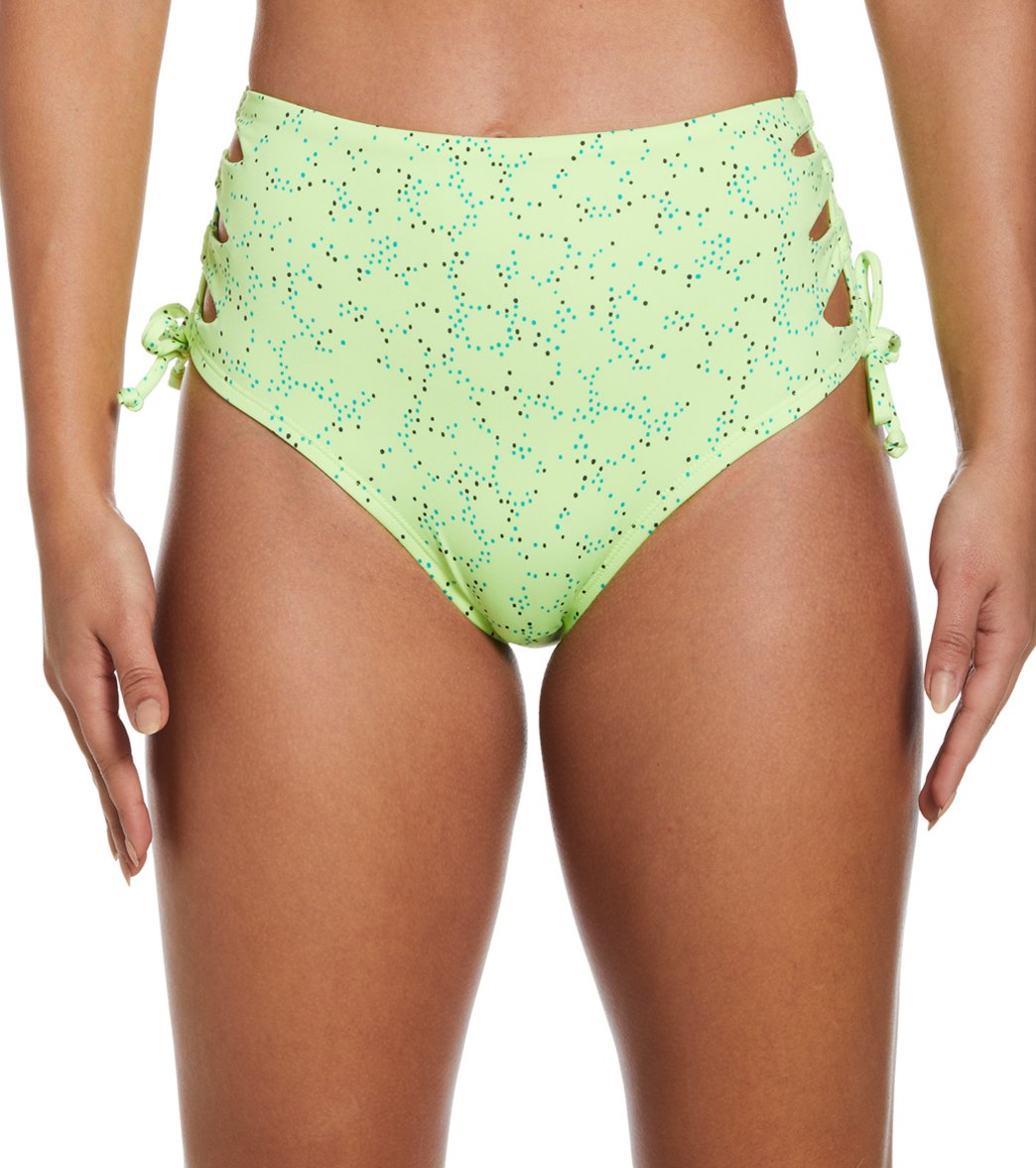Nike Women's Dots High Waist Cheeky Bikini Bottom