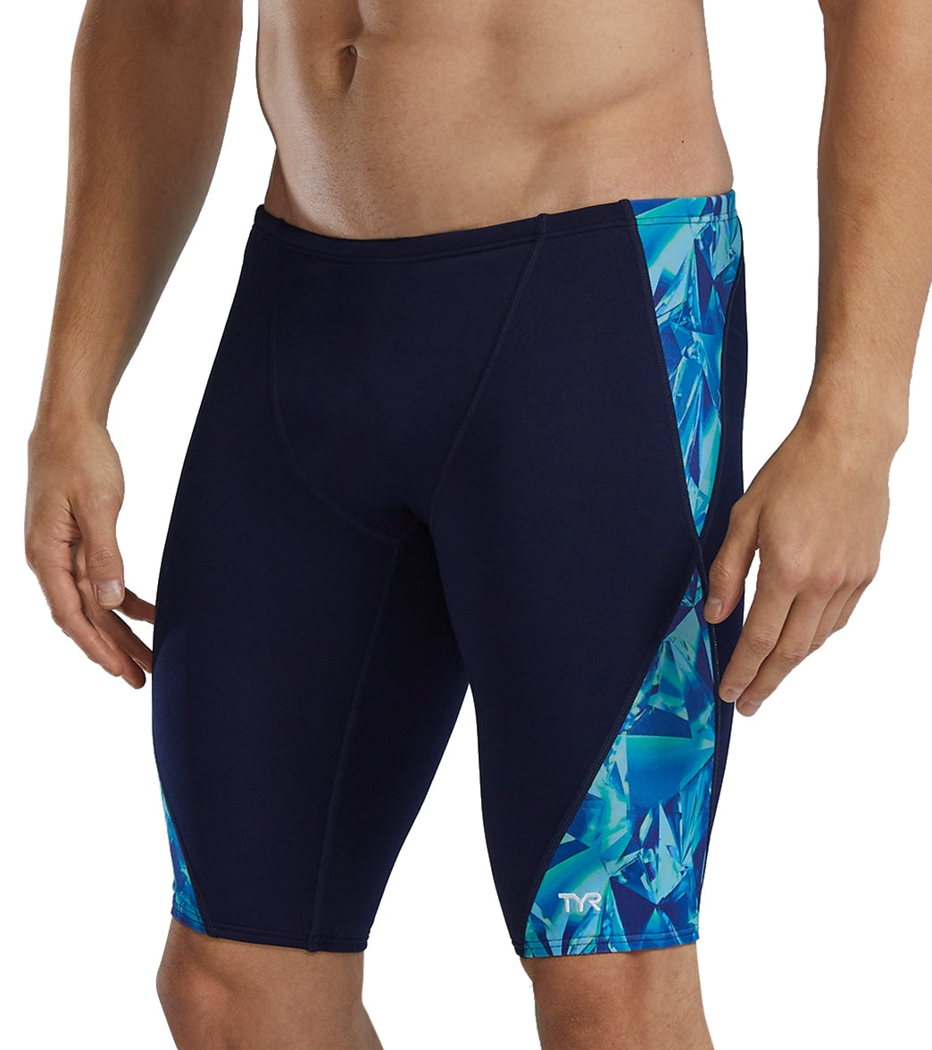 TYR Men's Crystalized Durafast Elite Jammer Swimsuit