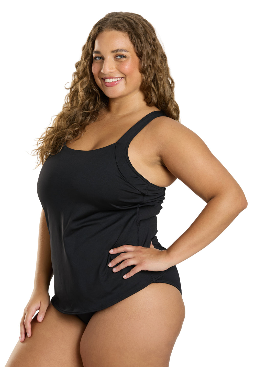 TYR Women's Square Neck Durafast Elite Tankini Top