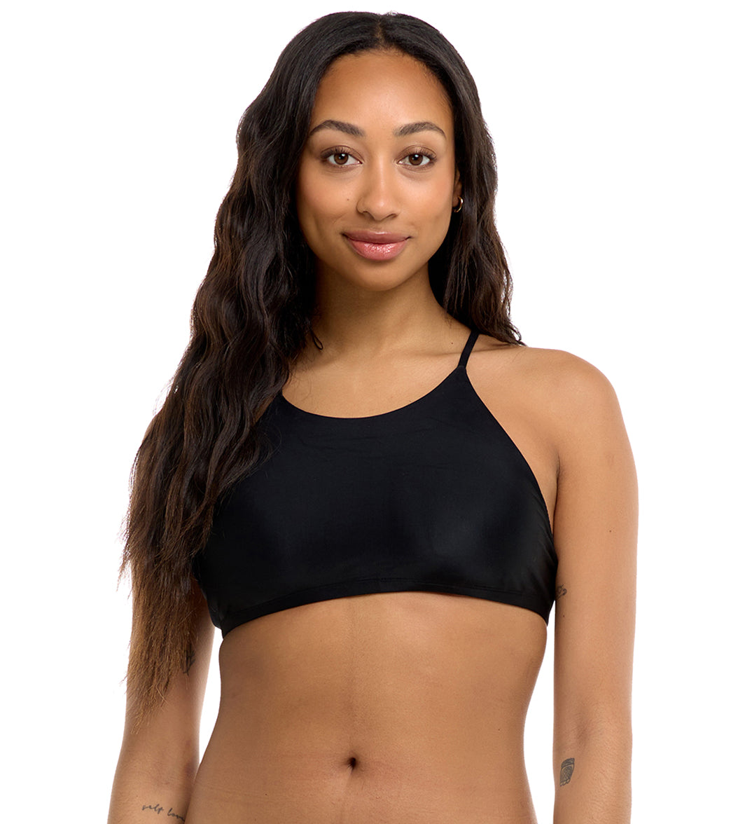 Body Glove Women's Smoothies Shadow Alesha High Neck Bikini Top