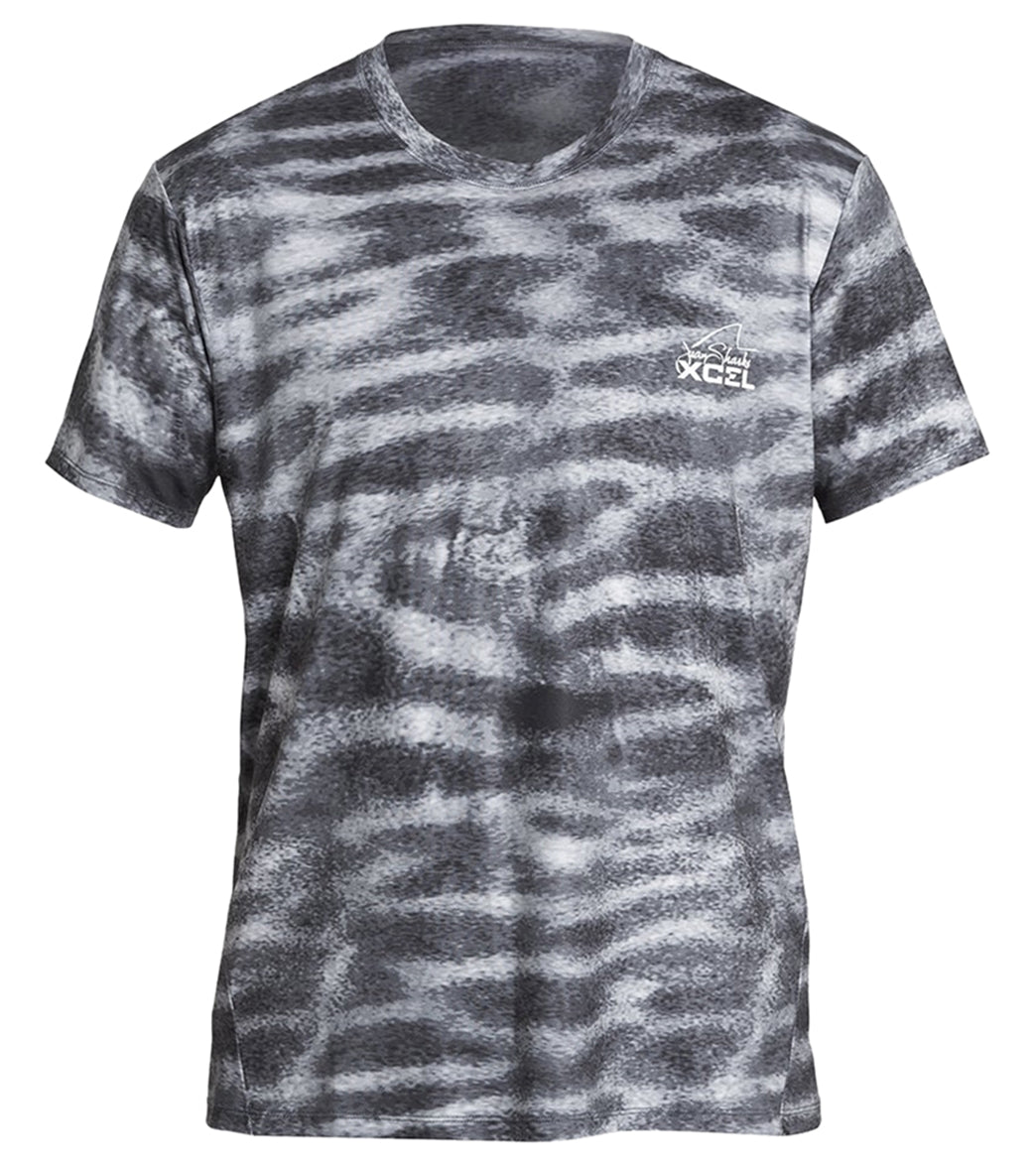 Xcel Men's Juan Shark Water Inspired VentX Relaxed Fit Short Sleeve UV Surf Shirt