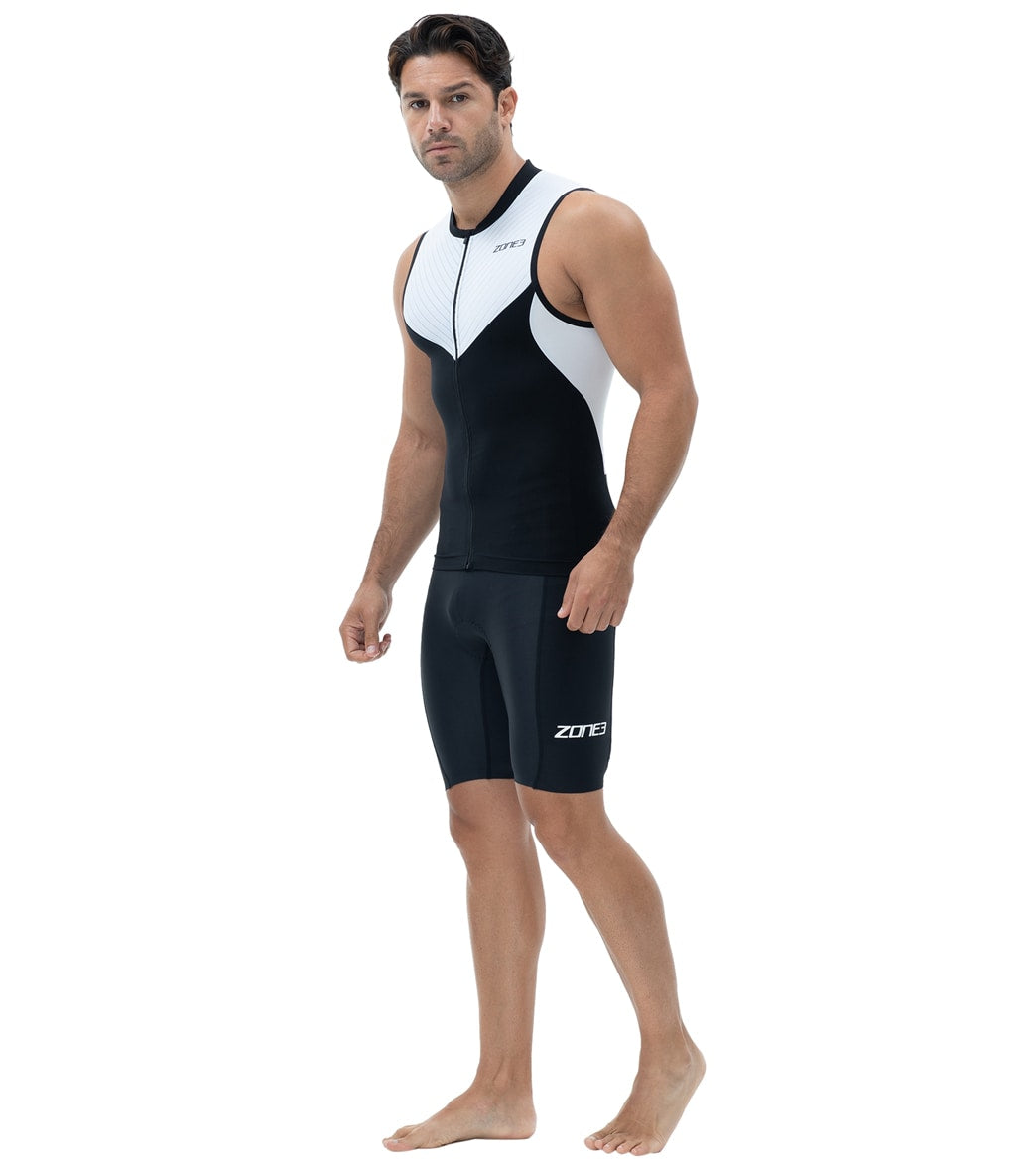 Zone 3 Men's Lava Long Distance Sleeveless Tri Top