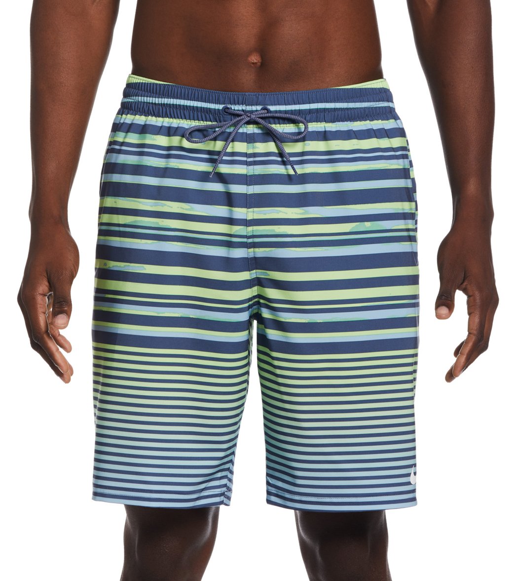 Nike Men's 20" Fade Stripe Breaker Swim Trunks
