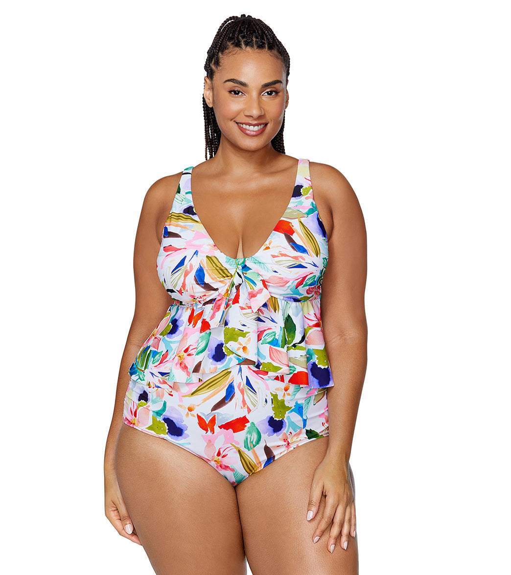 Raisins Women's In the Sol Keiora Plus Size Bikini Bottom