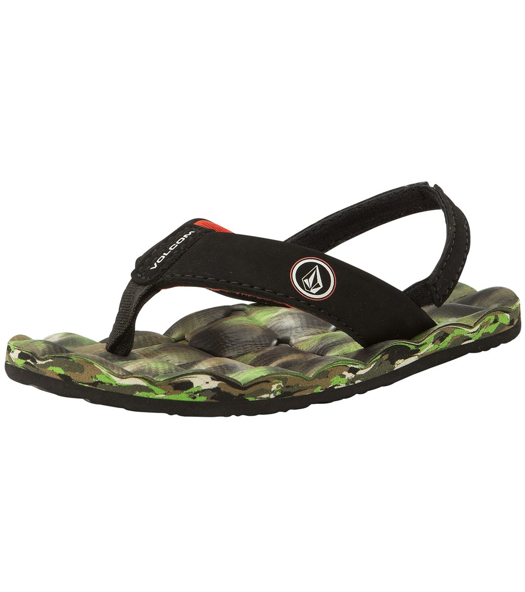 Volcom Boys' Recliner Sandal (Little Kid)