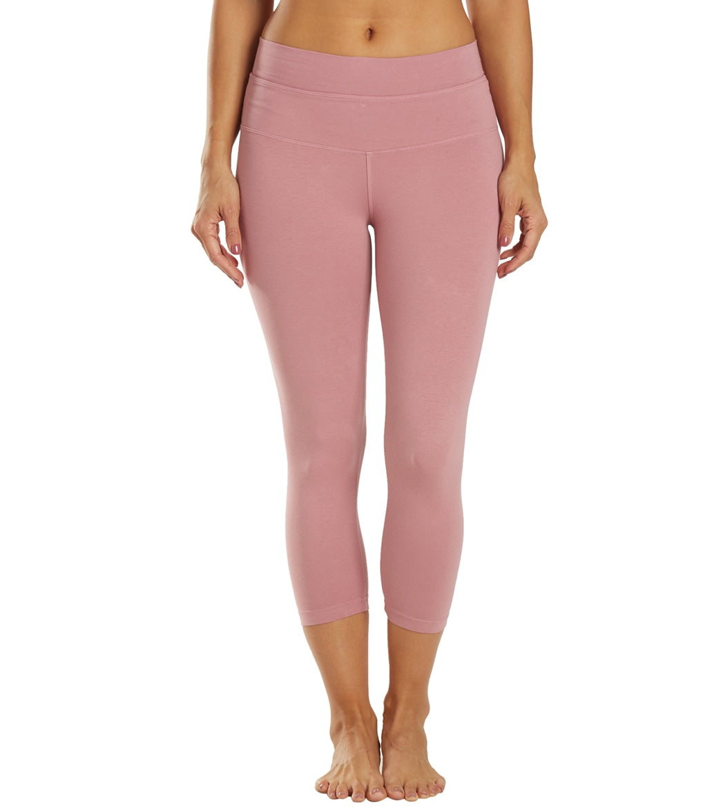 Hard Tail High Rise Cotton Yoga Capris