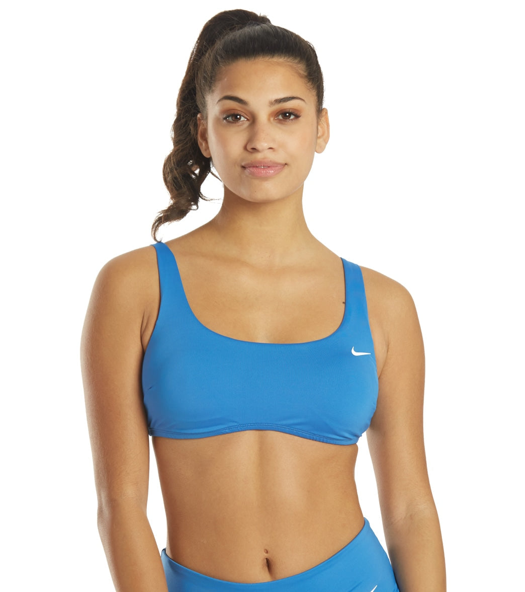 Nike Women's Essential Scoop Neck Bikini Top