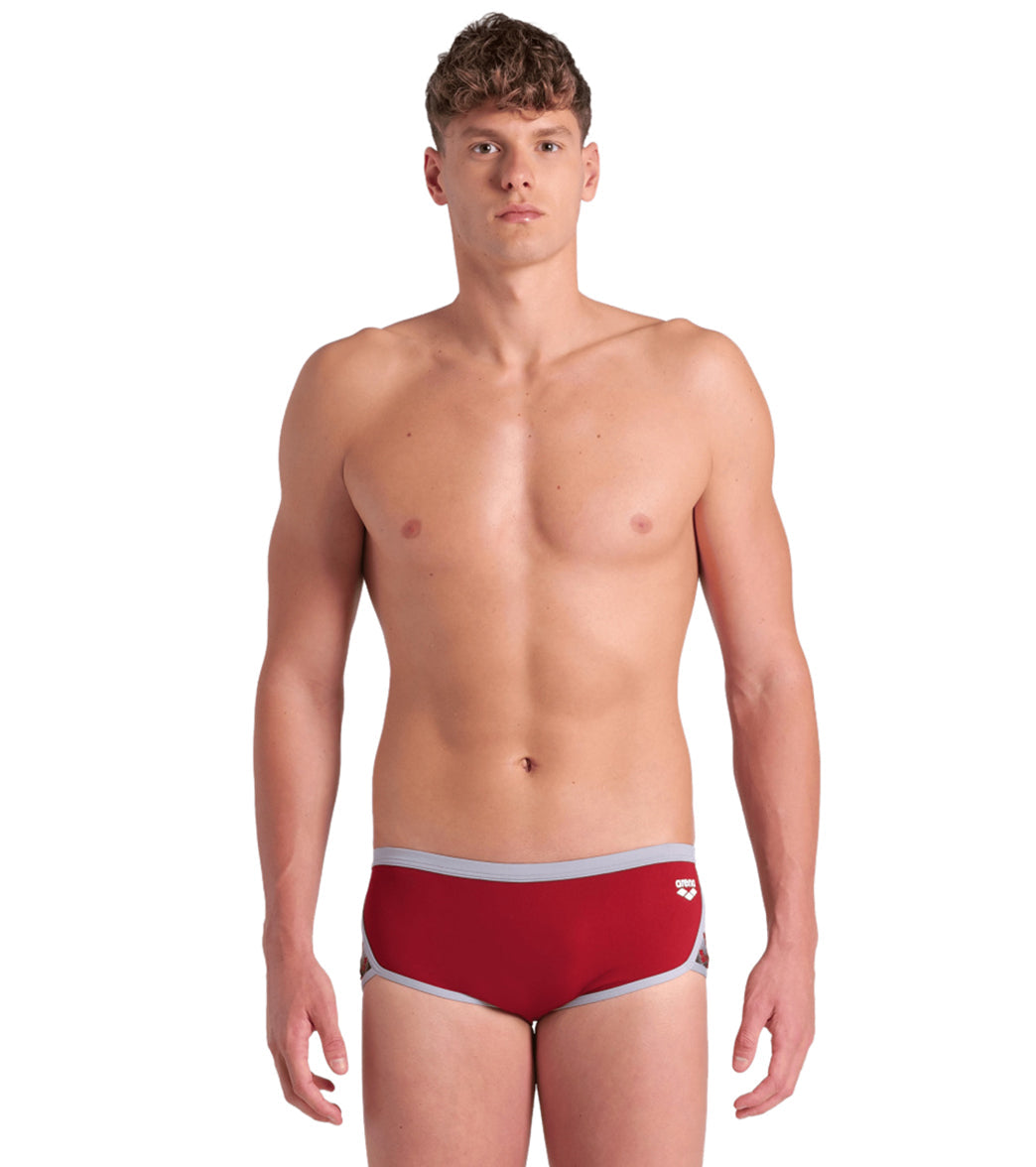 Arena Men's Icons Solid Low Waist Square Leg Swimsuit