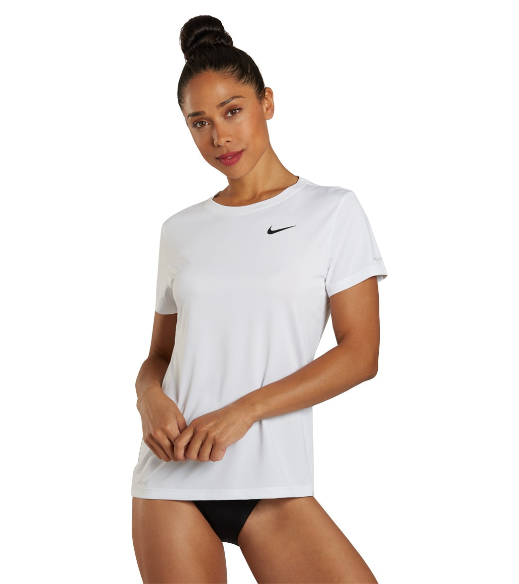 Nike Women's Essential Hydro Short Sleeve Swim Shirt