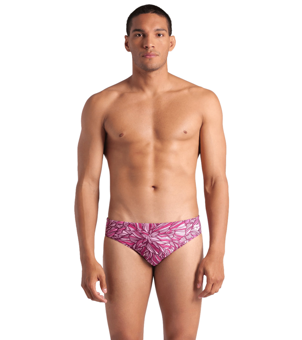 Arena Men's Pink Dahlia Brief Swimsuit