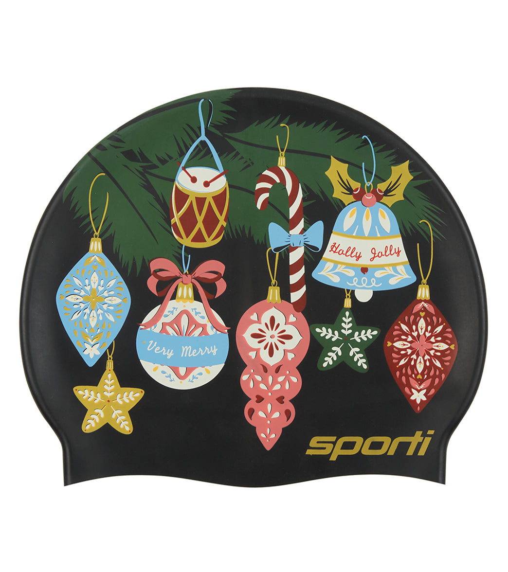 Sporti Deck the Halls Silicone Swim Cap