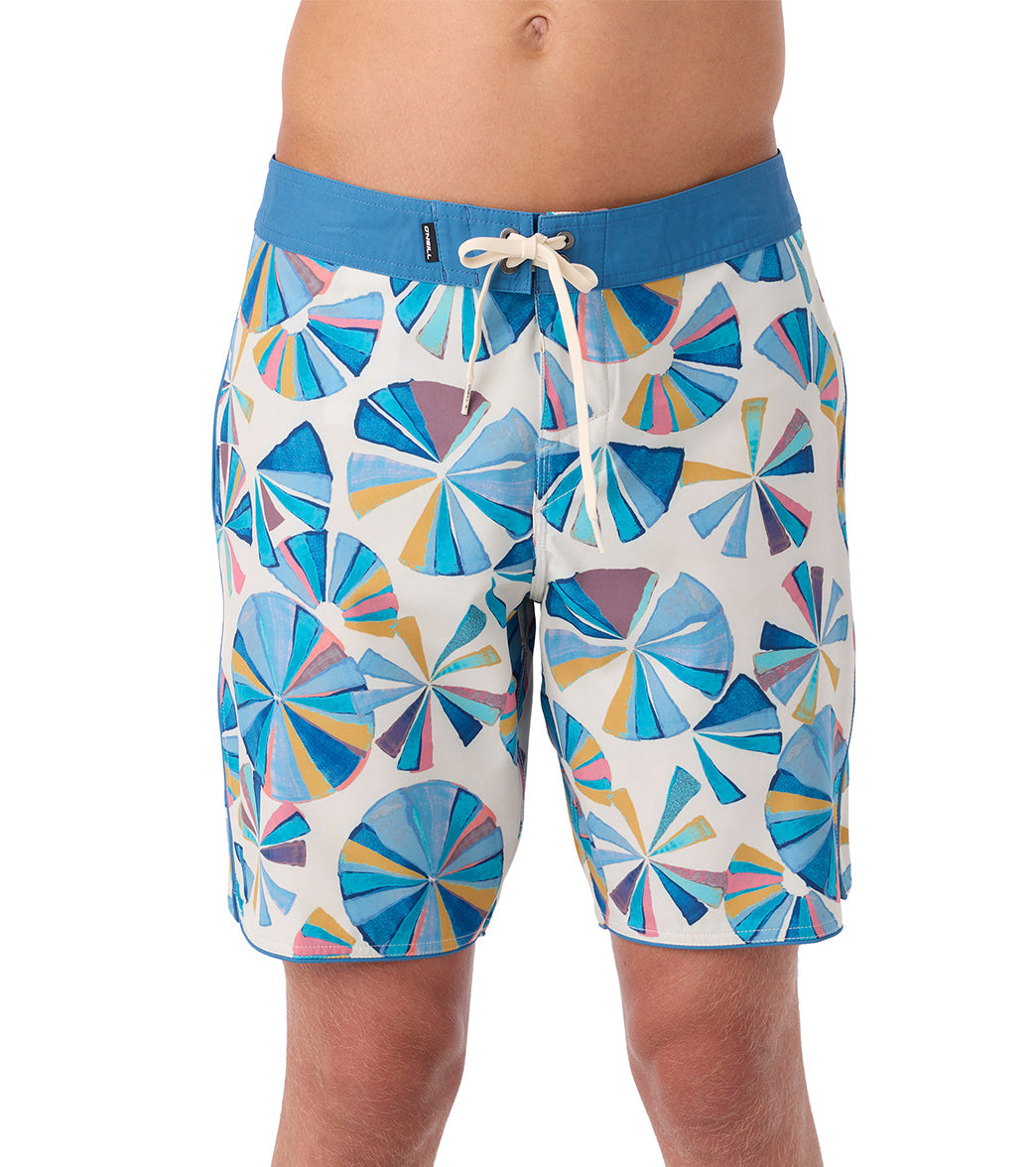 O'Neill Men's 19" Hyperfreak Mysto Scallop Board Shorts