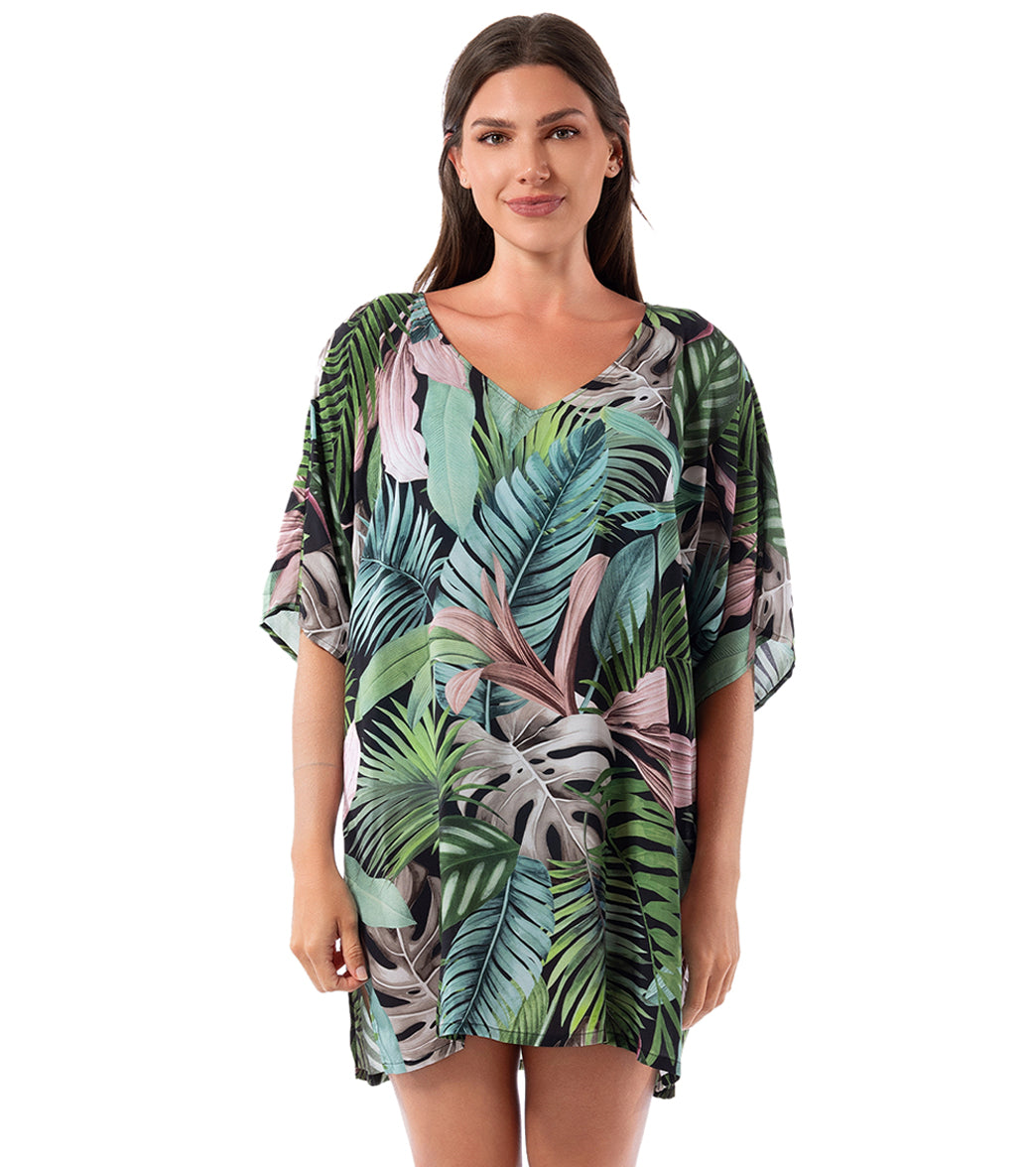 Jantzen Women's Jungle Glam Celia Tunic Cover Up