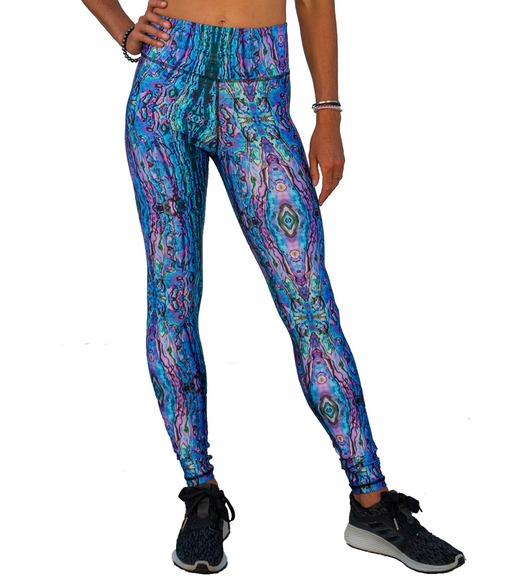 SlipIns Women's Pink Abalone Sea Swim Leggings