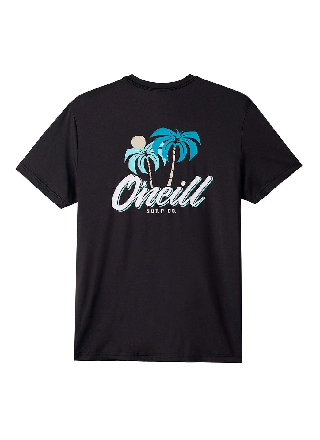 O'Neill Boy's Trvlr UPF 50+ Palms Short Sleeve Rash Guard (Big Kid)