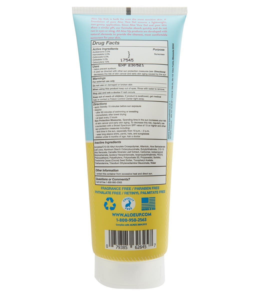 Aloe Up Kids SPF 50 Lotion Sunscreen