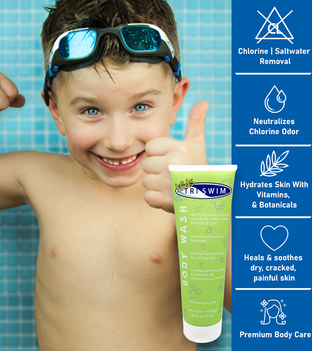 TRISWIM Kids Chlorine Removal Body Wash 8.5 oz