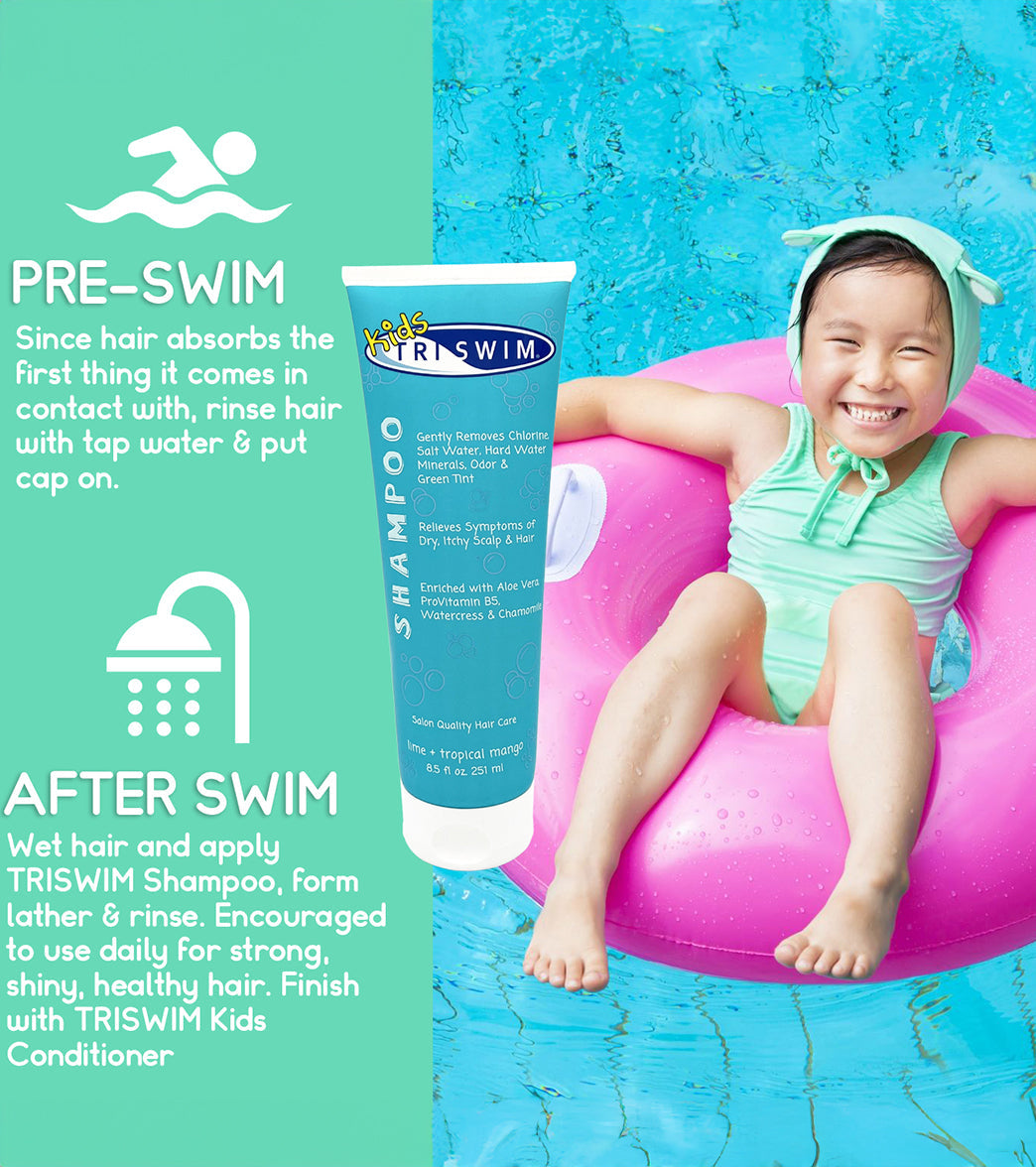 TRISWIM Kids Chlorine Removal Shampoo 8.5 oz