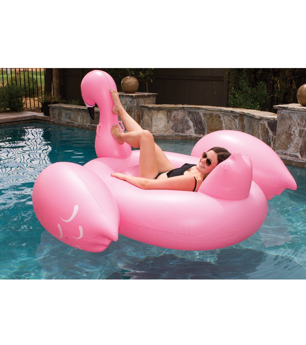 Poolmaster Jumbo Flamingo Inflatable Pool Lounger