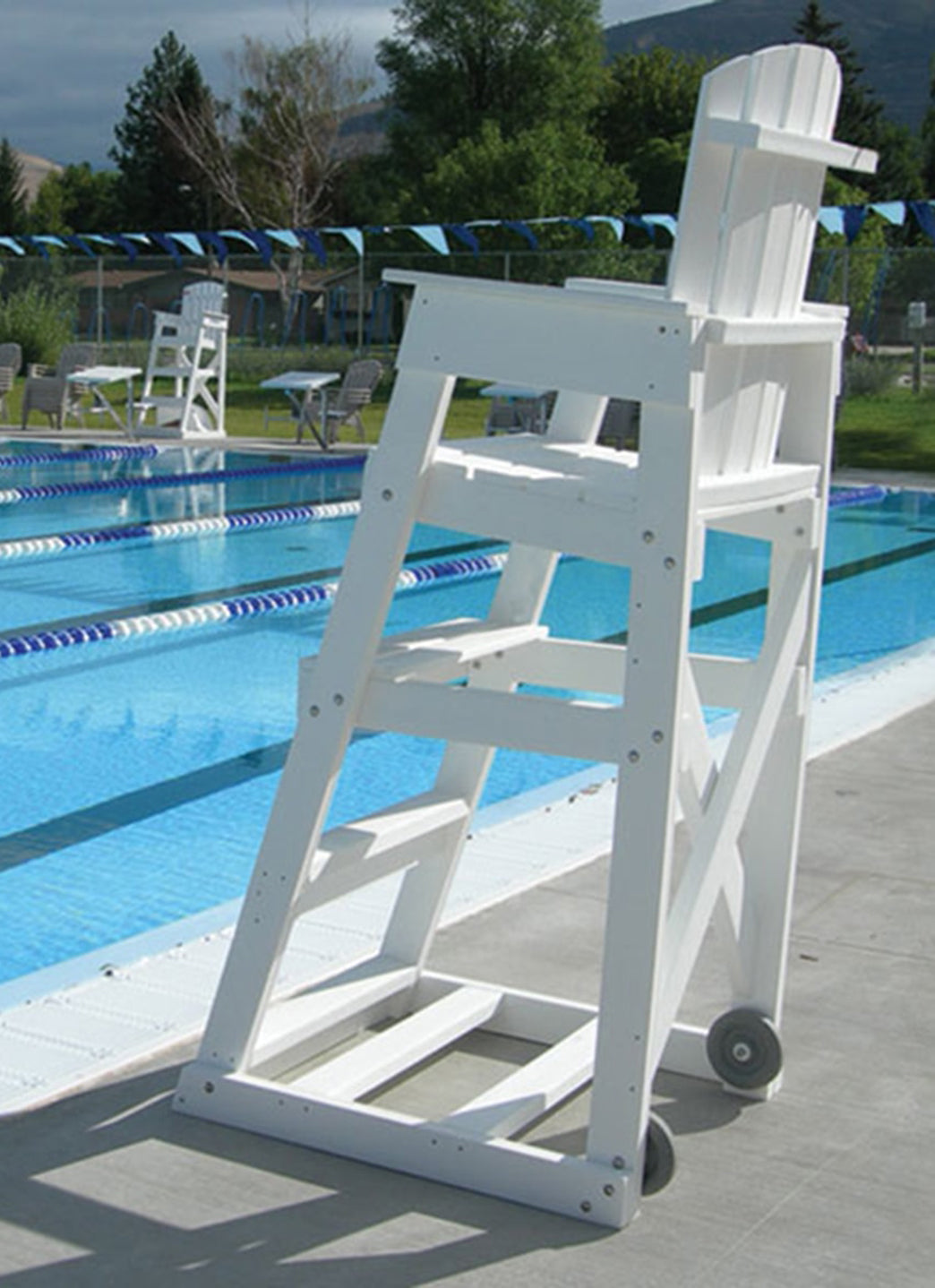 Spectrum Mendota 48" Recycled Plastic Guard Chair