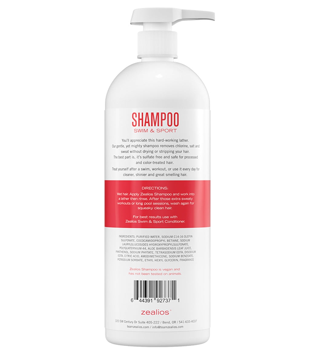 Zealios Skin Care Revival Swim and Sport Shampoo, 32 oz