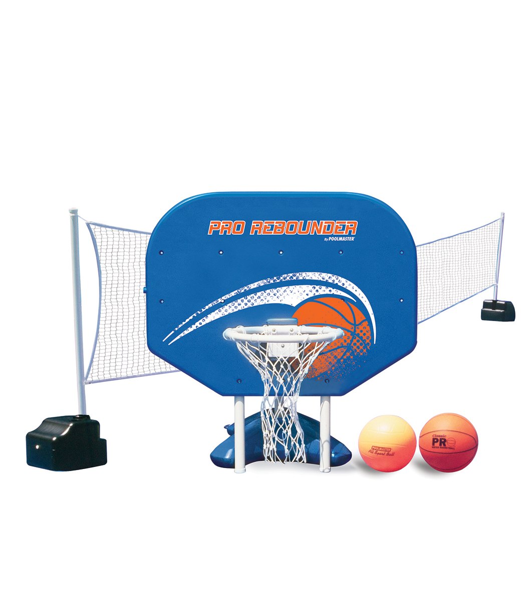 Poolmaster Combo Poolside Basketball/Volleyball Game