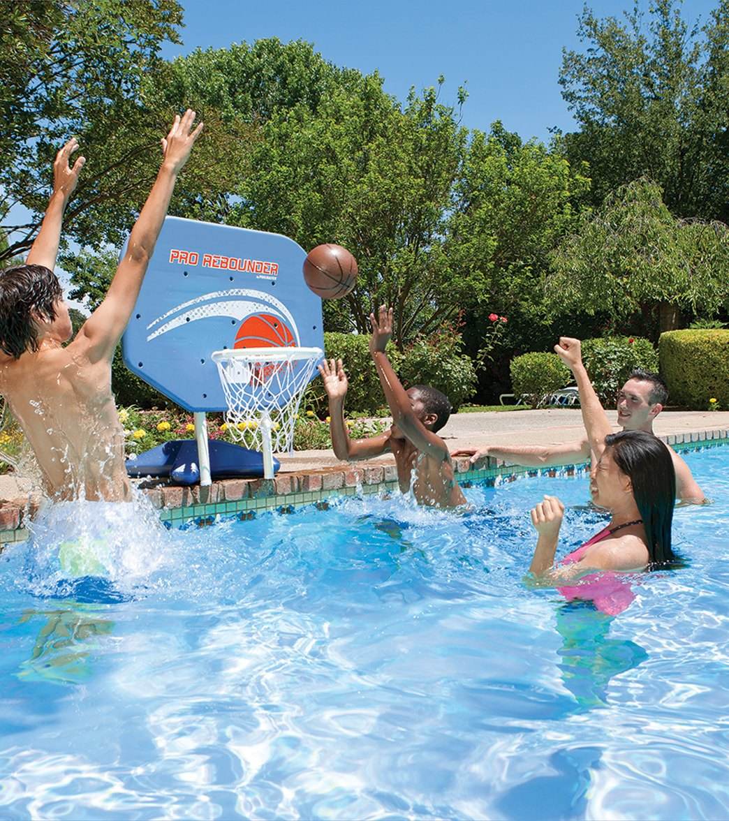 Poolmaster Pro-Rebounder Poolside Basketball Game