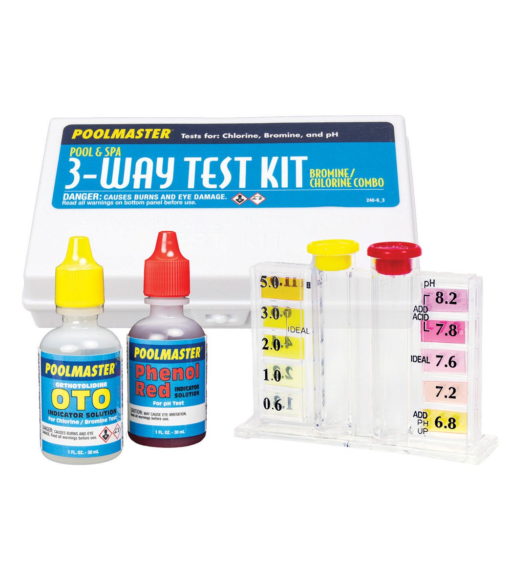 Poolmaster 3-Way Test Kit with Case
