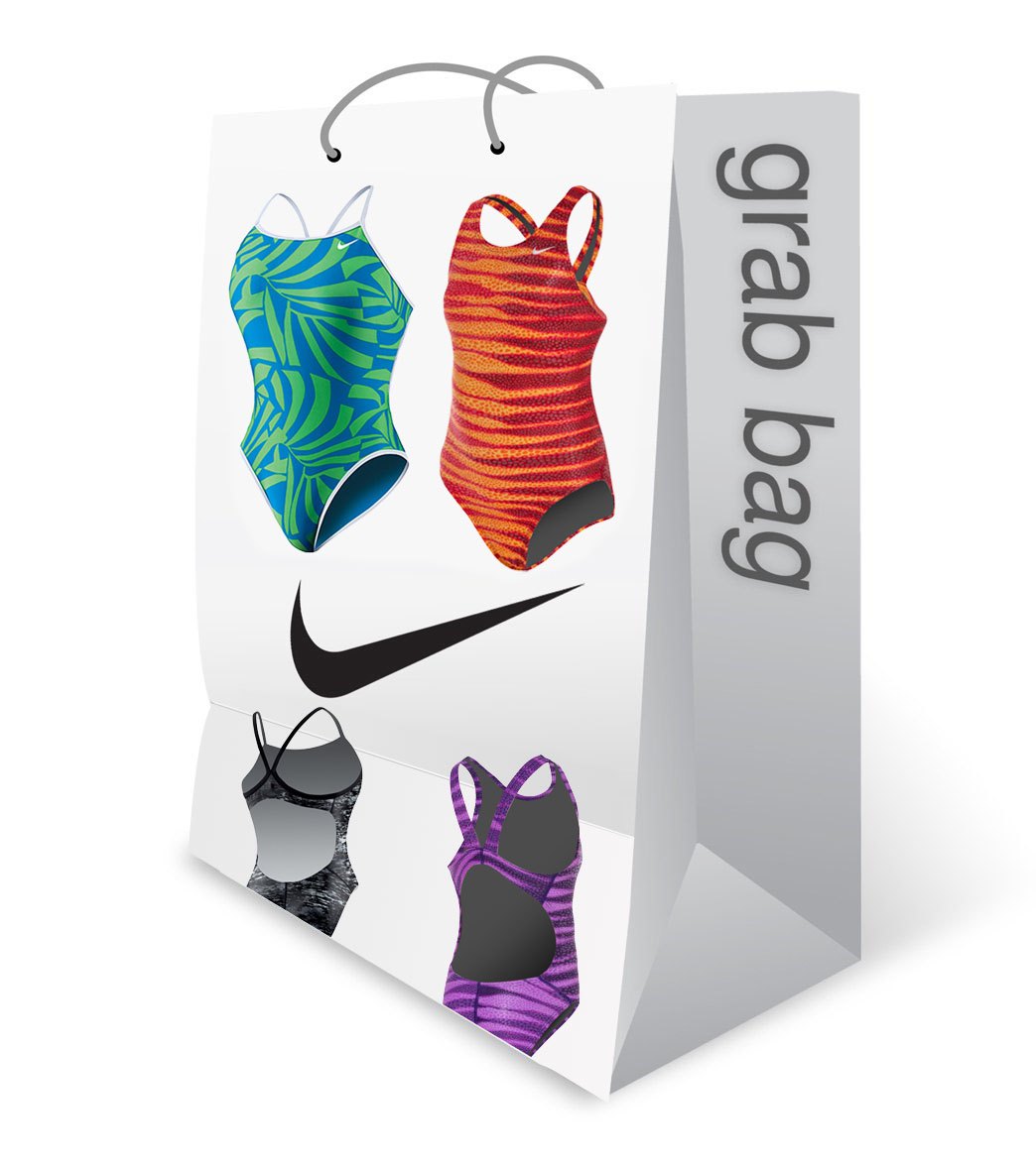 Nike Women's Nylon Spandex Swimsuit Grab Bag Assorted Colors