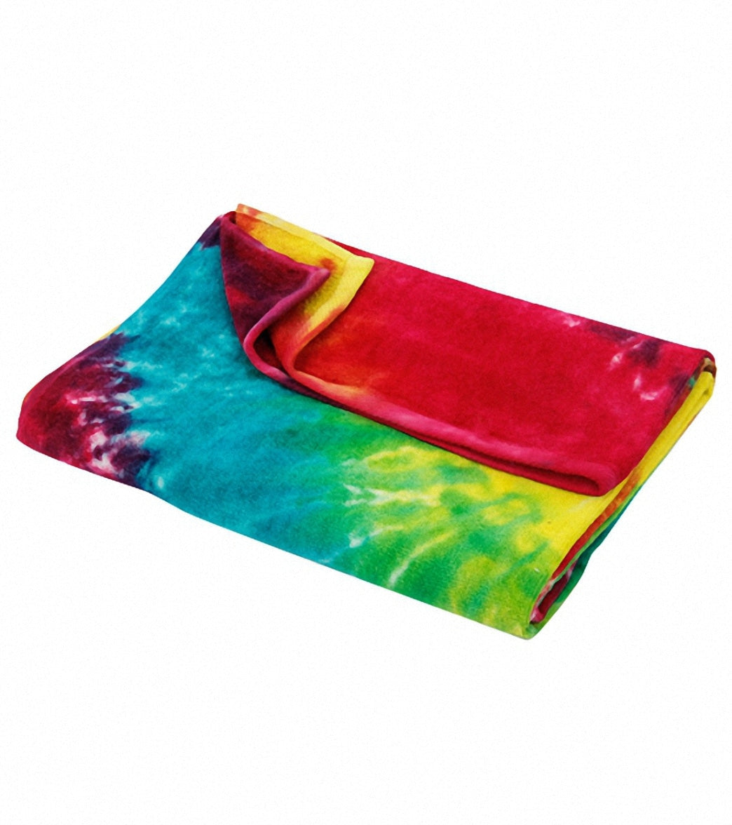 Royal Comfort Terry Velour Tie Dye Beach Towel 30" x 60"