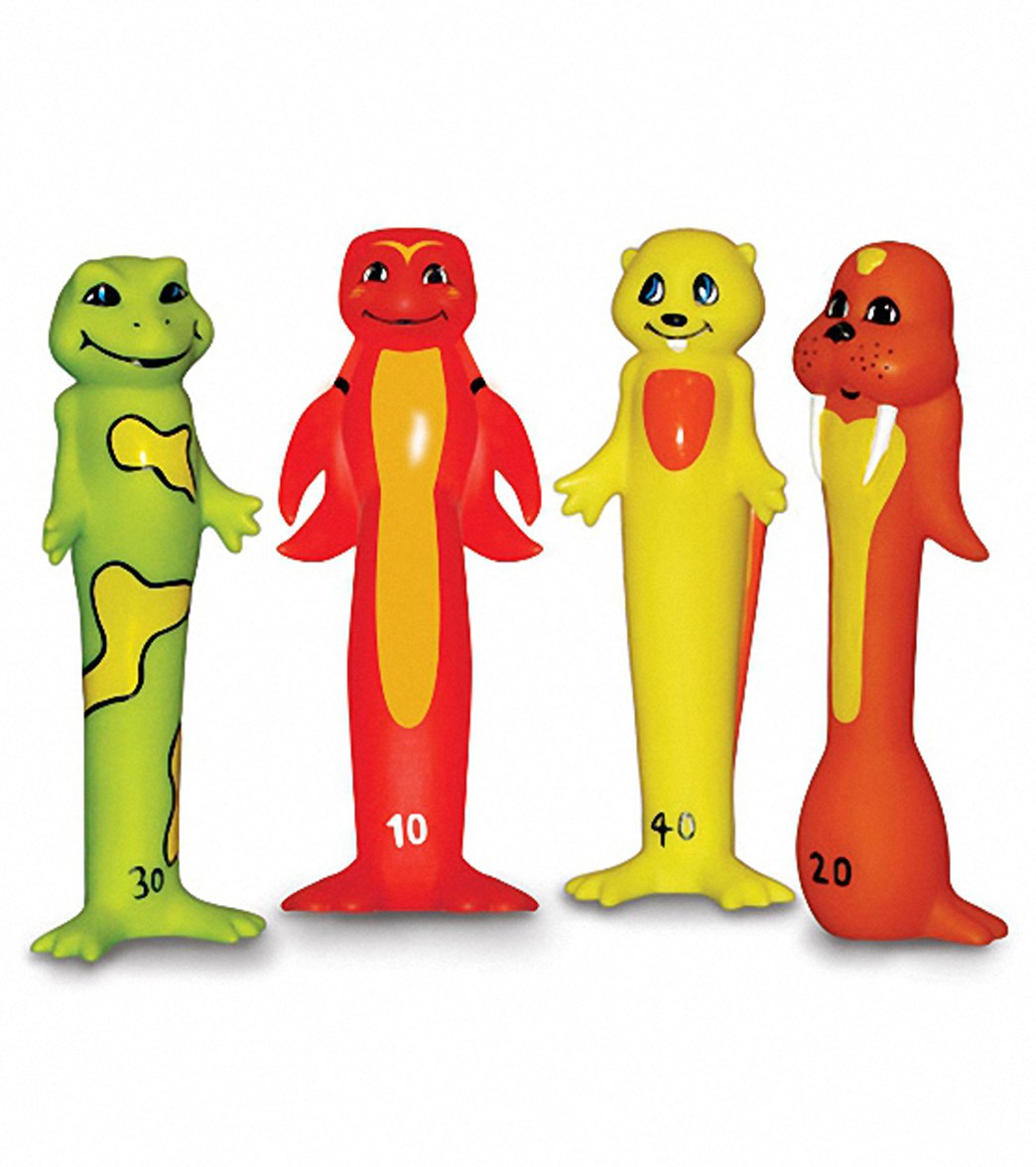 Poolmaster Soft Funny Dive Animals (Set of 4)