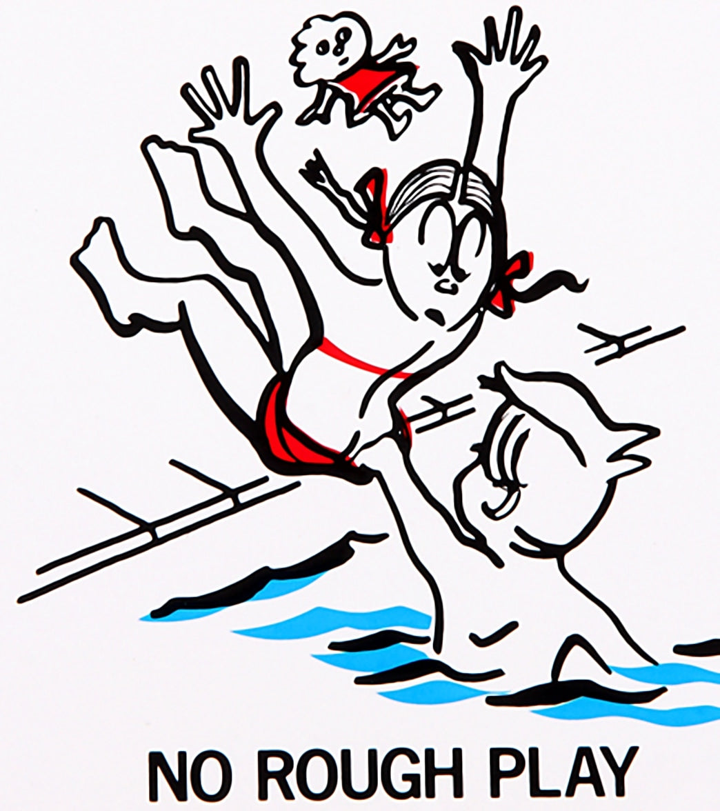 Poolmaster "Our Pool Rules" 18" X 24" Sign