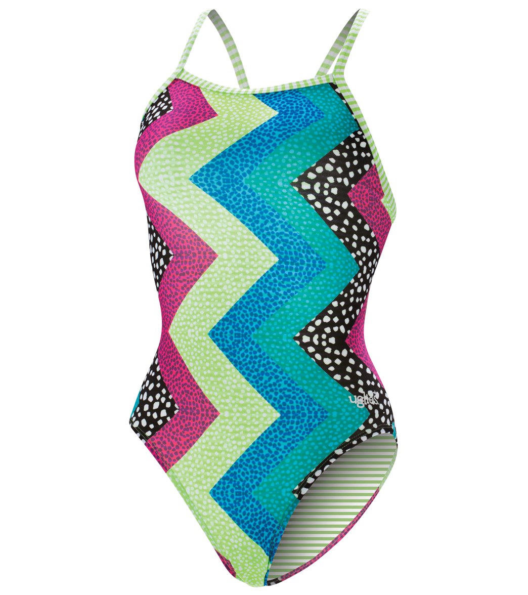 Dolfin Uglies Women's V-2 Back One Piece Swimsuit Cape Town