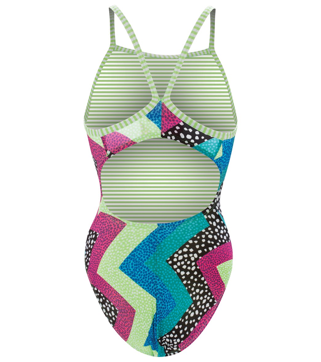 Dolfin Uglies Women's V-2 Back One Piece Swimsuit Cape Town