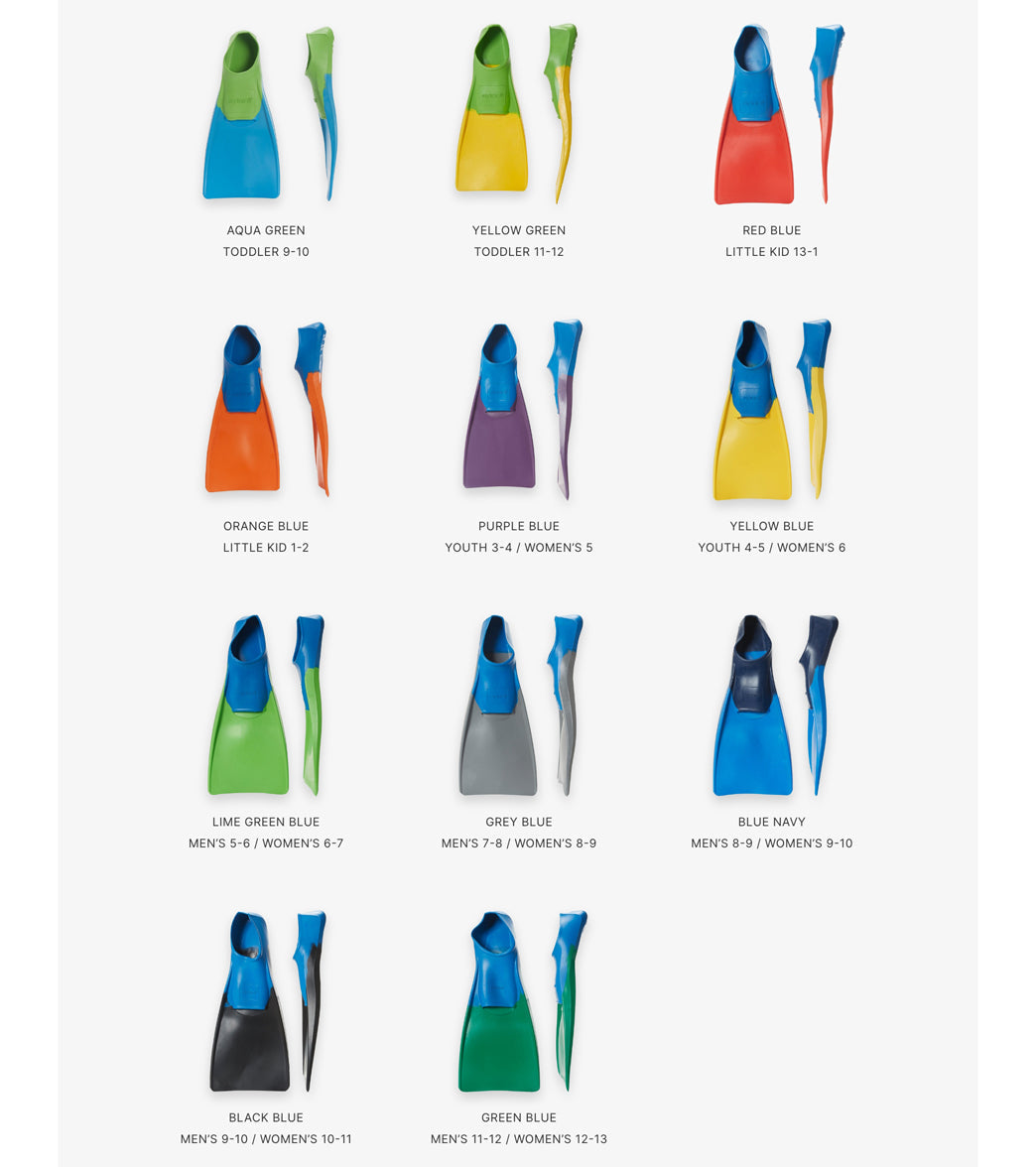 Sporti Essential Floating Swim Fins (Color)